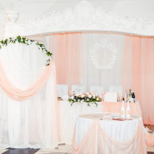 Wedding Background and Presidium, Arch for the Ceremony, Table for the Ceremony